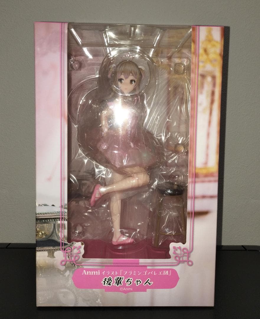 Anmiイラスト「フラミンゴバレエ団」後輩ちゃん ノンスケールフィギュア新品