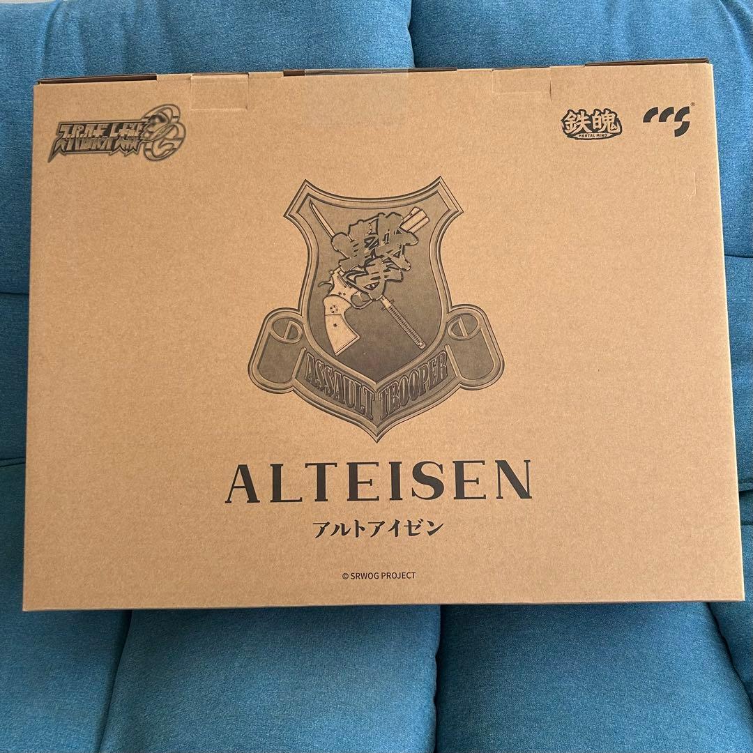 【新品未組立】鉄魄 (台座付)Sロボット大戦OGアルトアイゼン合金可動フィギュア