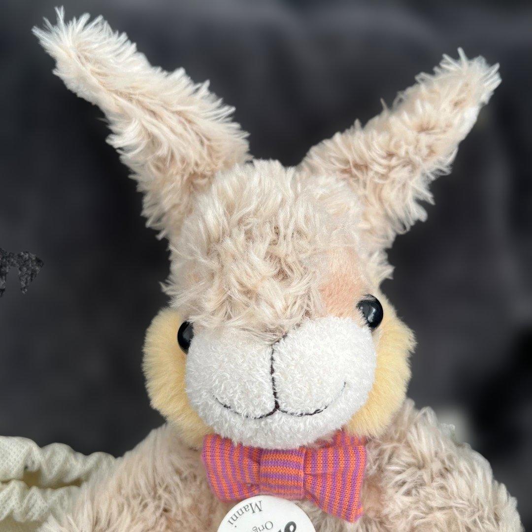 【未使用品 タグ・バッグ付】シュタイフ Steiff ぬいぐるみ うさぎのマニー