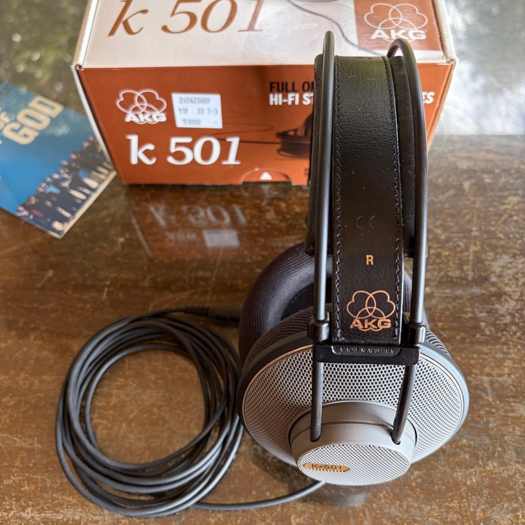 AKG K501 保証書・取扱説明書・外箱
