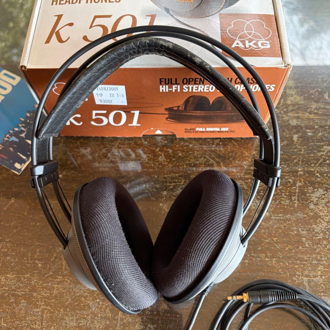 AKG K501 保証書・取扱説明書・外箱