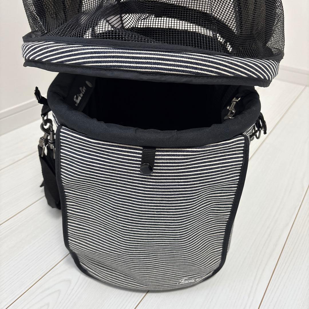 天使のカート 犬用キャリーバッグ ストライプ　Mサイズ