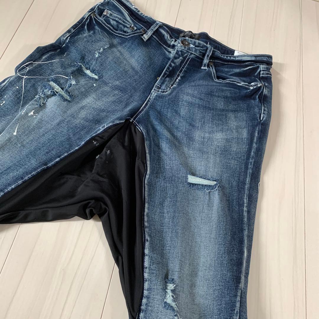 GACKTさん着用風 サルエルデニム【Mサイズ】