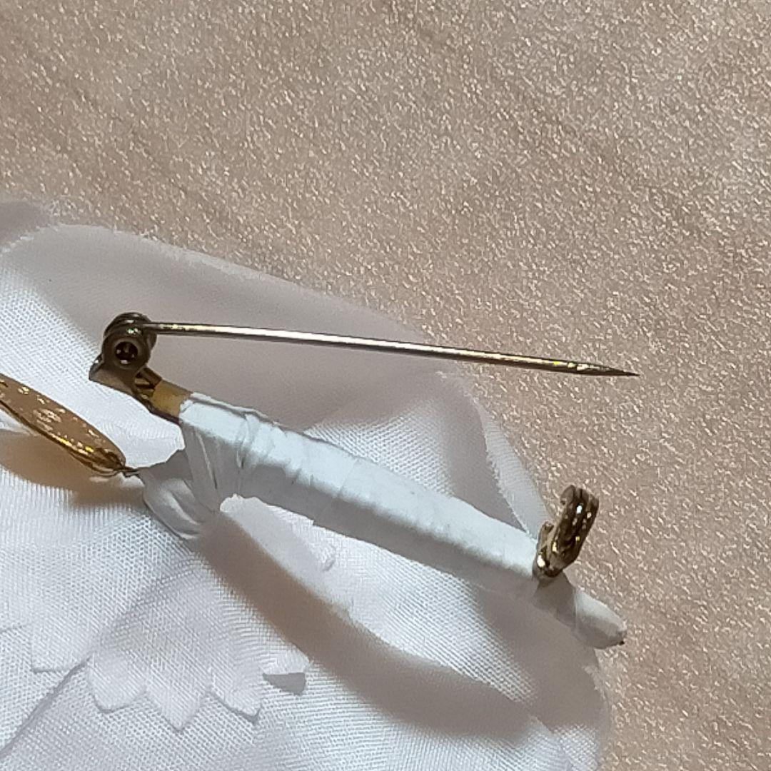 CHANEL シャネル カメリア コサージュ ブローチ ホワイト