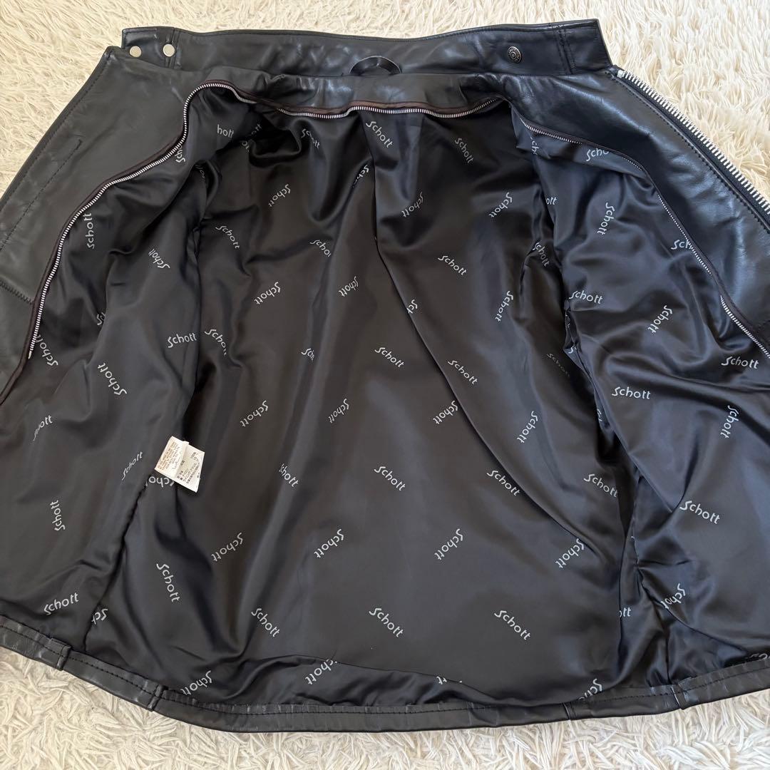聡*樹様 Schott 641 シングルライダース USA製 40 レザージャケ