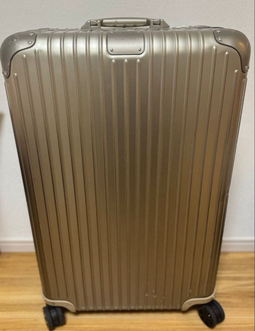 正規品　RIMOWA リモワ　オリジナル チェックインL チタニウムスーツケース