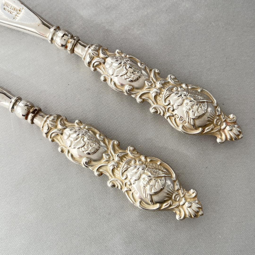 【Adie & Lovekin】【純銀ハンドル】 天使の靴べら / ボタンフック