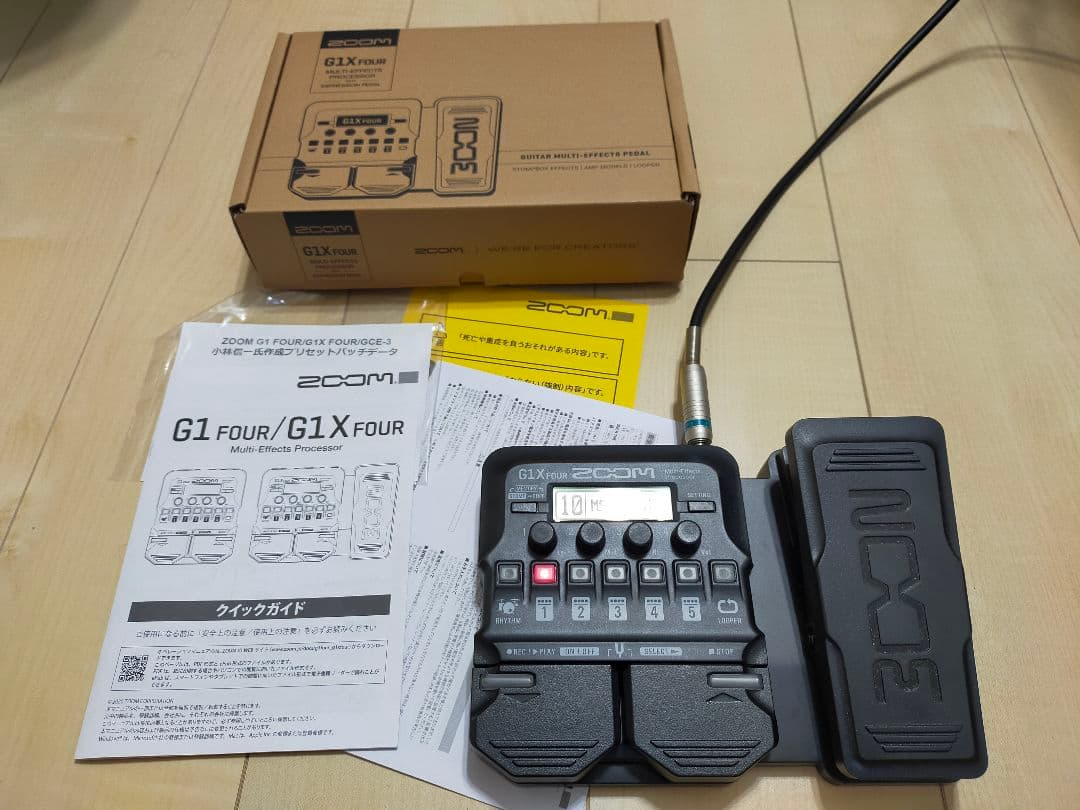 使用1、2回 ZOOM G1X FOUR マルチエフェクター 小林信一パッチ付