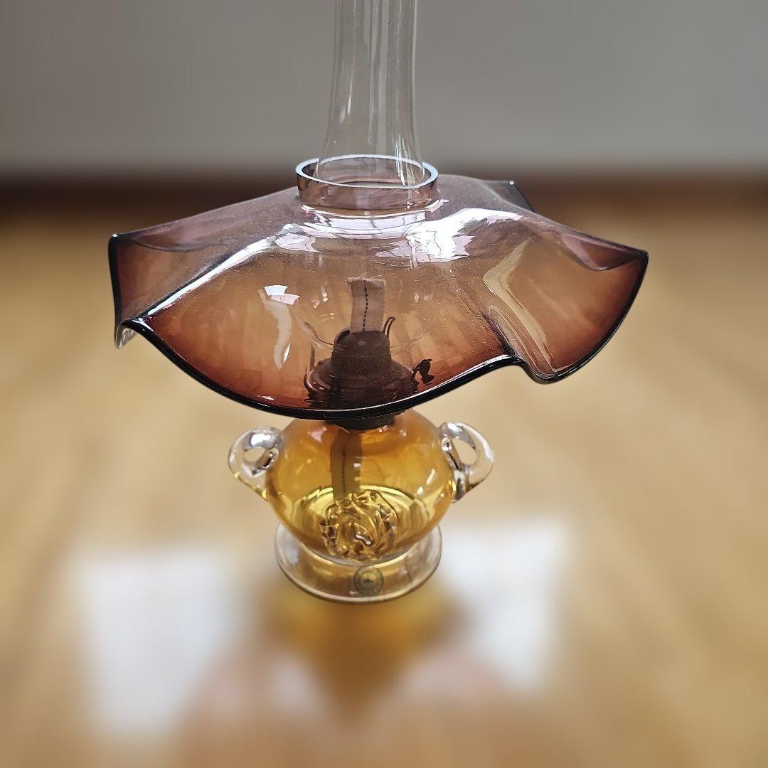 北一硝子　オイルランプ