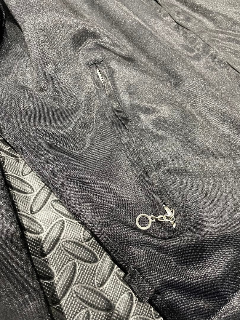 schott！！美品シングルライダース　ナイロンジャケット！メンズS ブラック