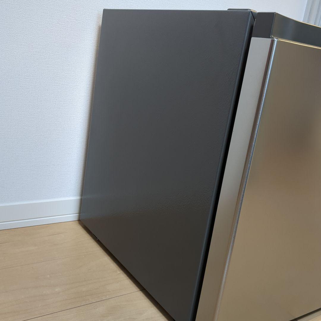 Hisense 小型冷蔵庫 R-A45S シルバー ガラス棚付き 1ドア 45L