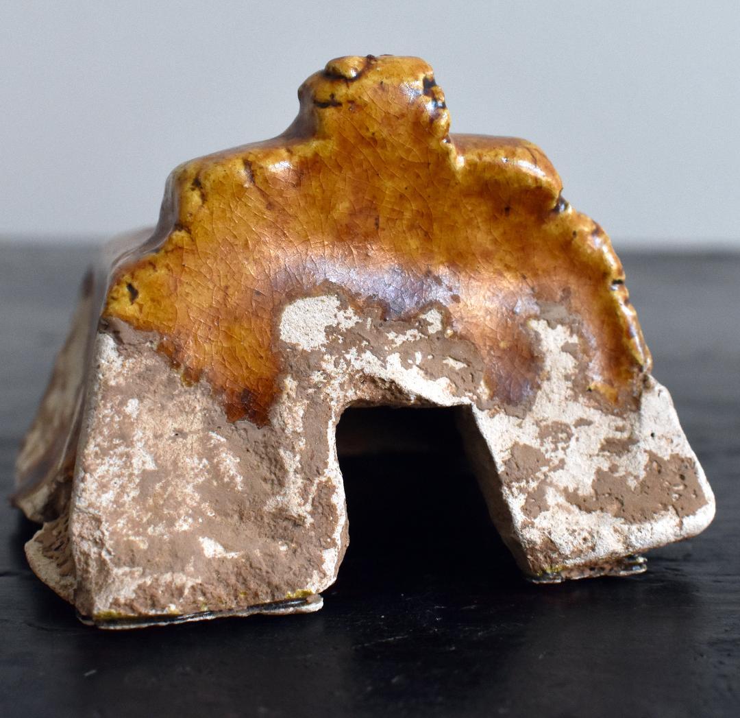 7～9世紀 唐時代 中国 唐三彩 ミニチュア 窯 /出土/古玩/漢/明/元/陶器