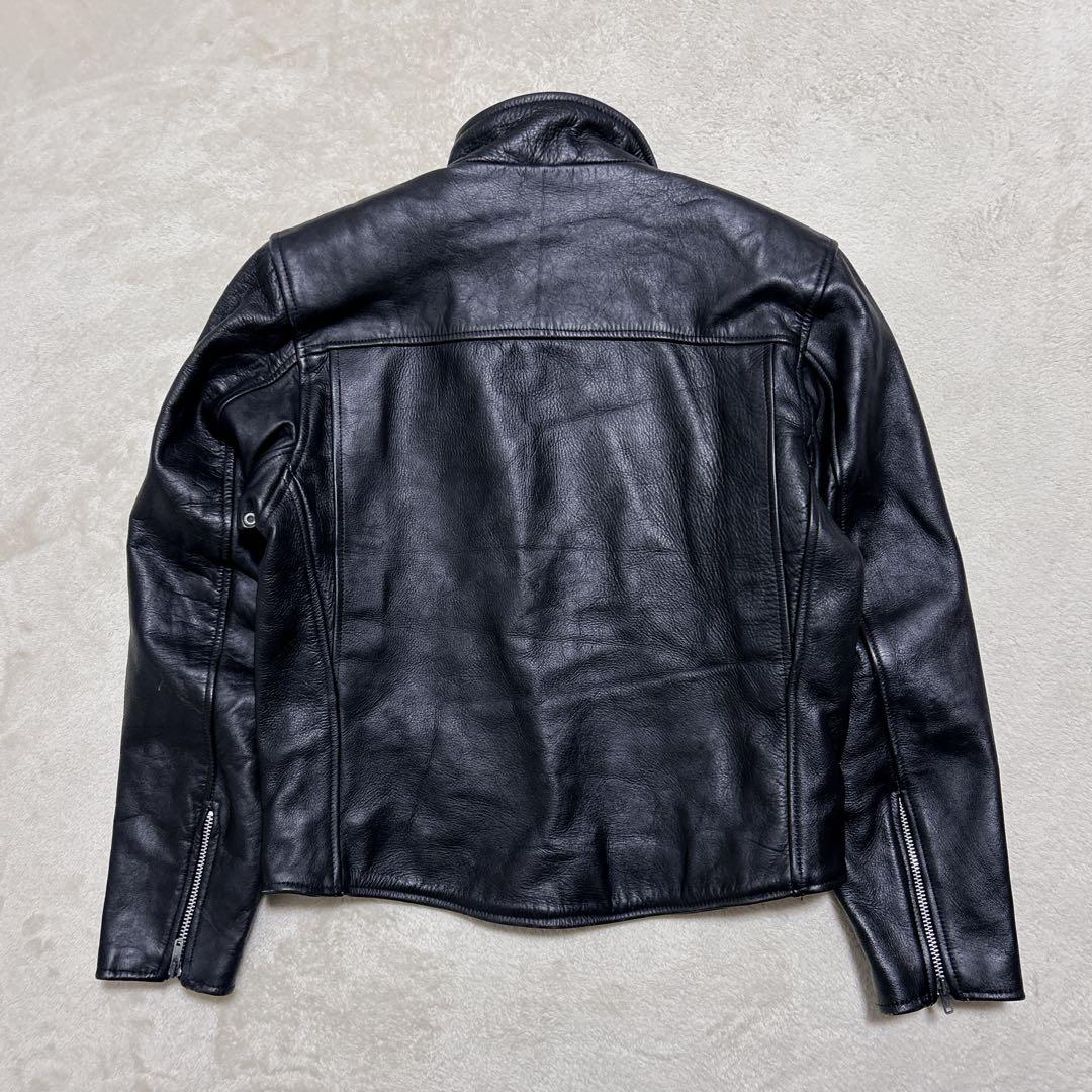 美品 70s〜90s TALONジップ シングル ライダース M カウハイド