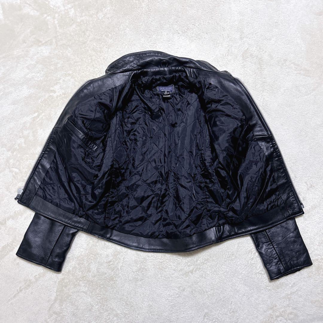 美品 70s〜90s TALONジップ シングル ライダース M カウハイド