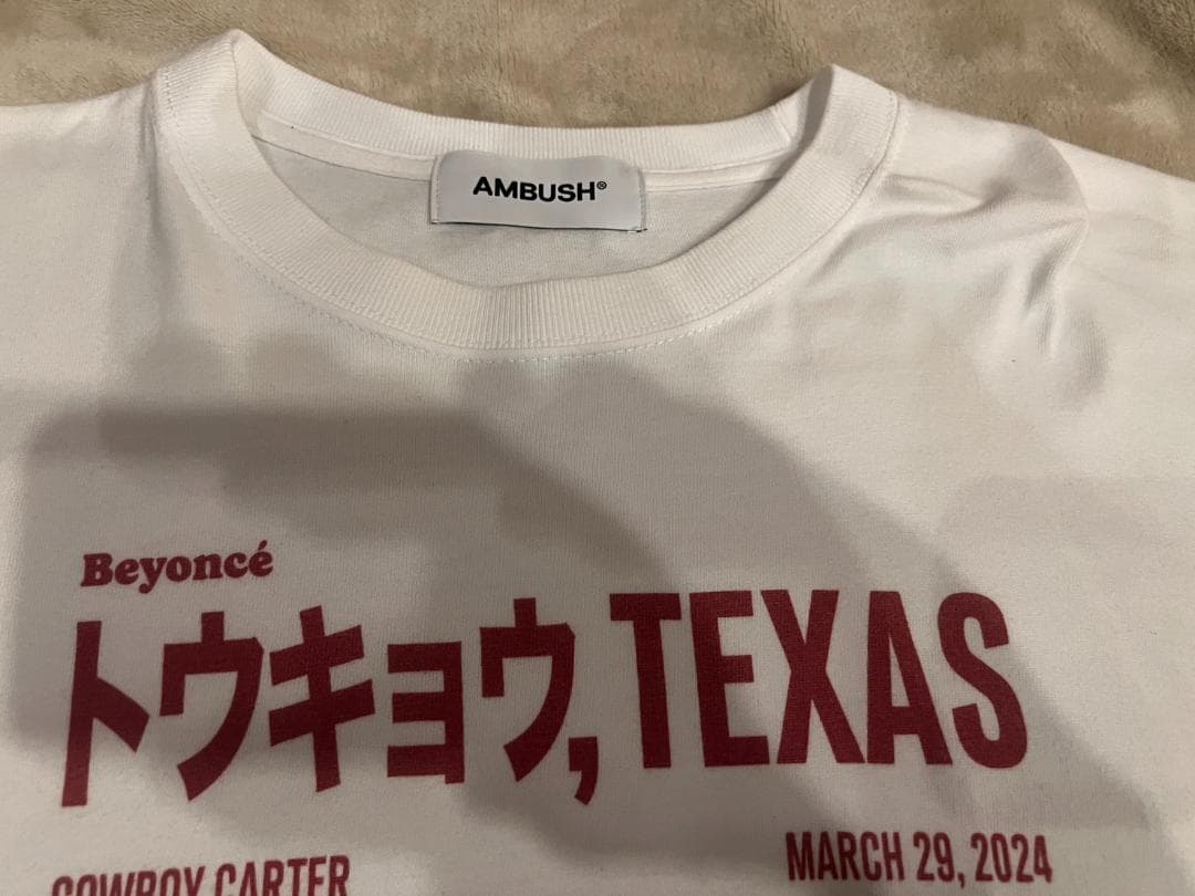 AMBUSH (アンブッシュ) ビヨンセ 渋谷タワレコ サイン会 限定 Tシャツ