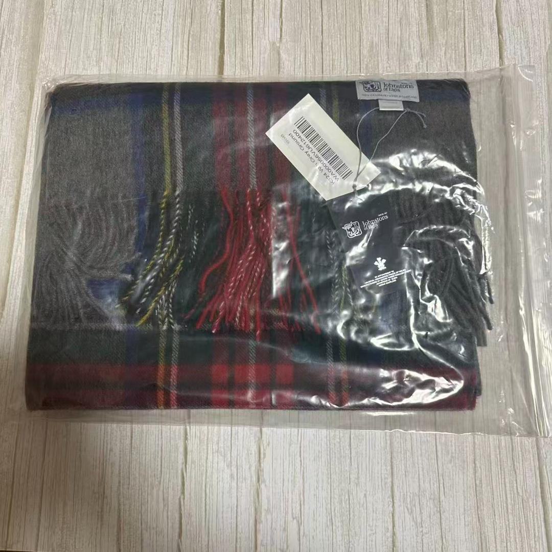 こ*か様 JOHNSTONS ジョンストンズ　大判 マフラー グレースチュワート