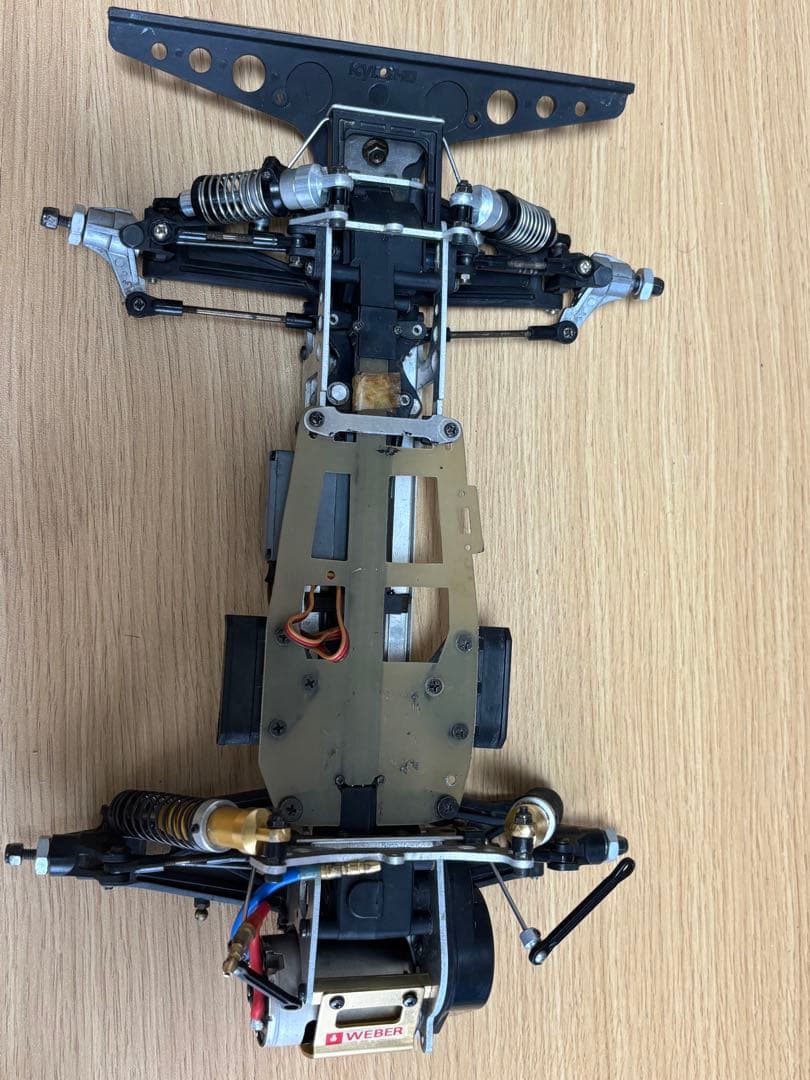 ア*ベ様 京商 ラジコン シャーシ ジャンク当時物 オプティマ？