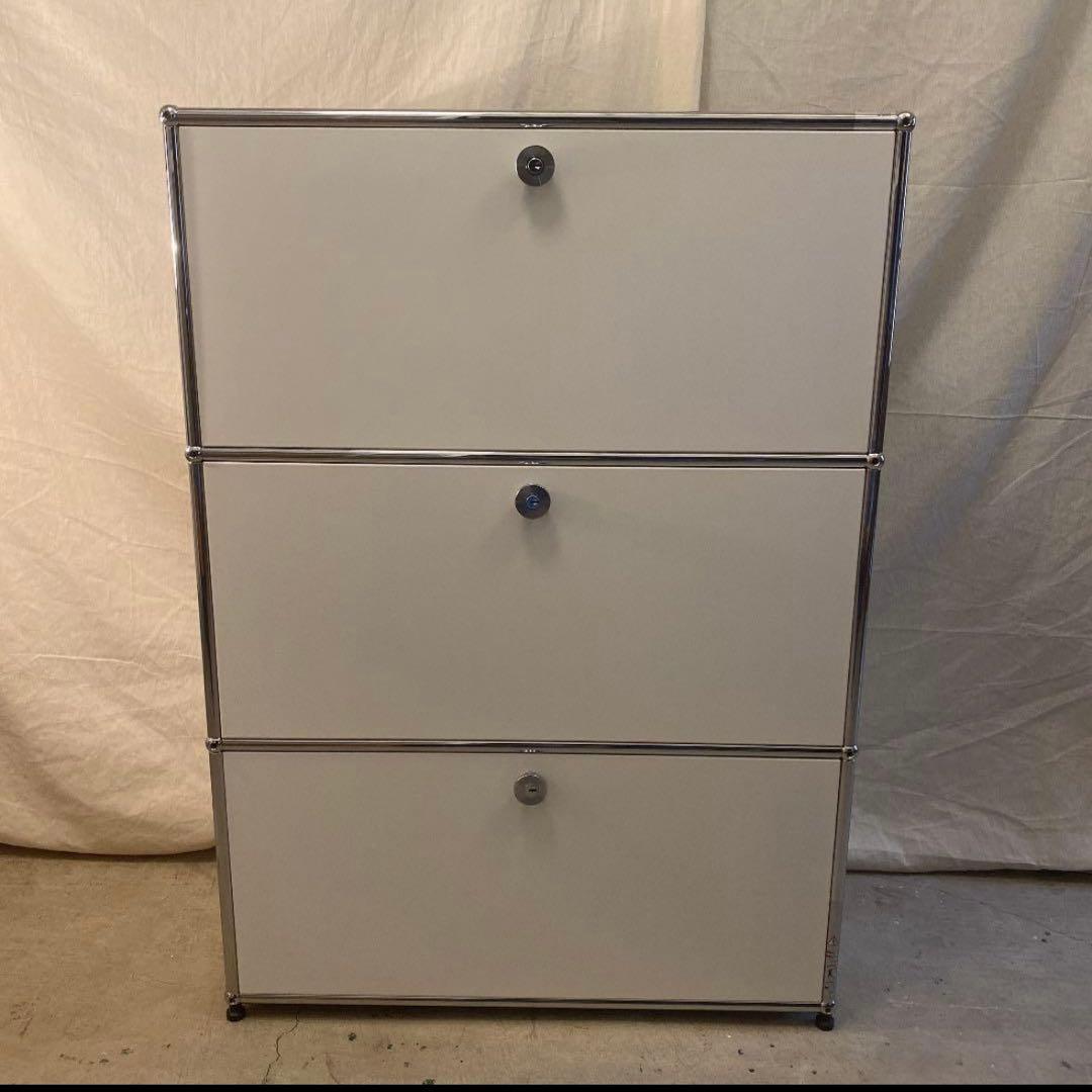 【POPO】USM Haller ハラーシステム １列３段キャビネット