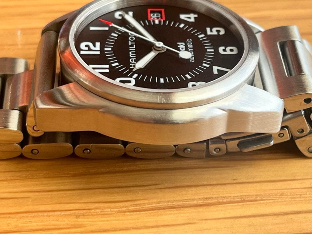 34mm ハミルトンカーキ 6305 自動巻き腕時計