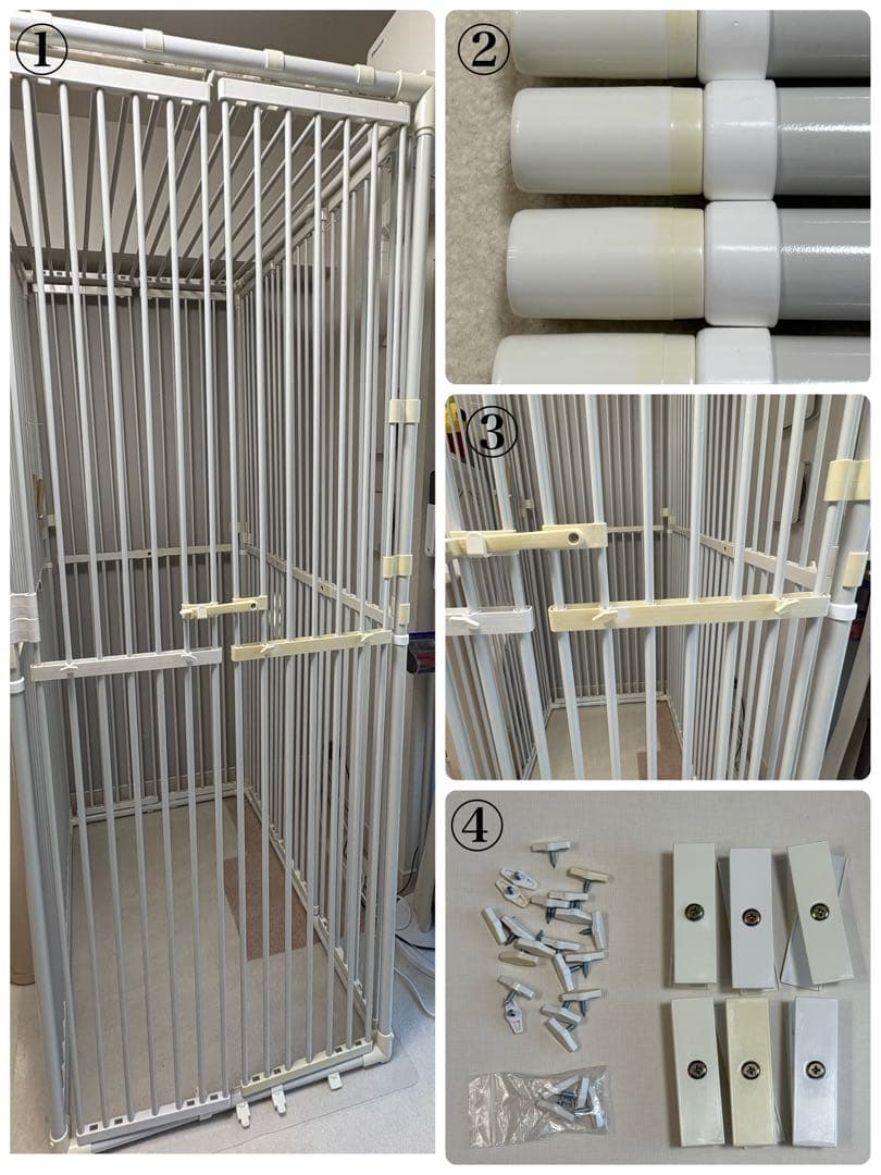 【coco】ねこっとハウスⅢ 猫用大型ケージ　中古