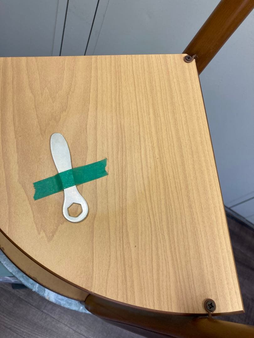 イタリア製 大理石　花台　猫脚コンソールテーブル　コーナー用