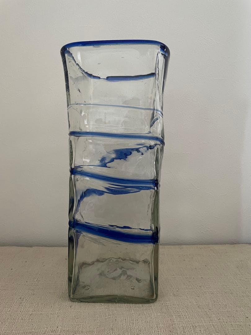 沖縄　稲嶺盛吉　希少　1980年代作　角形フラワーベース