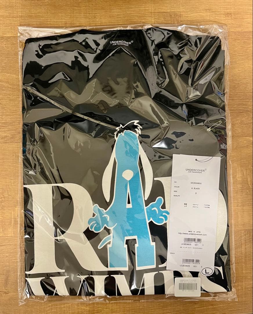 Lサイズ RADWIMPS × UNDERCOVER Tシャツ 黒 サイズ3