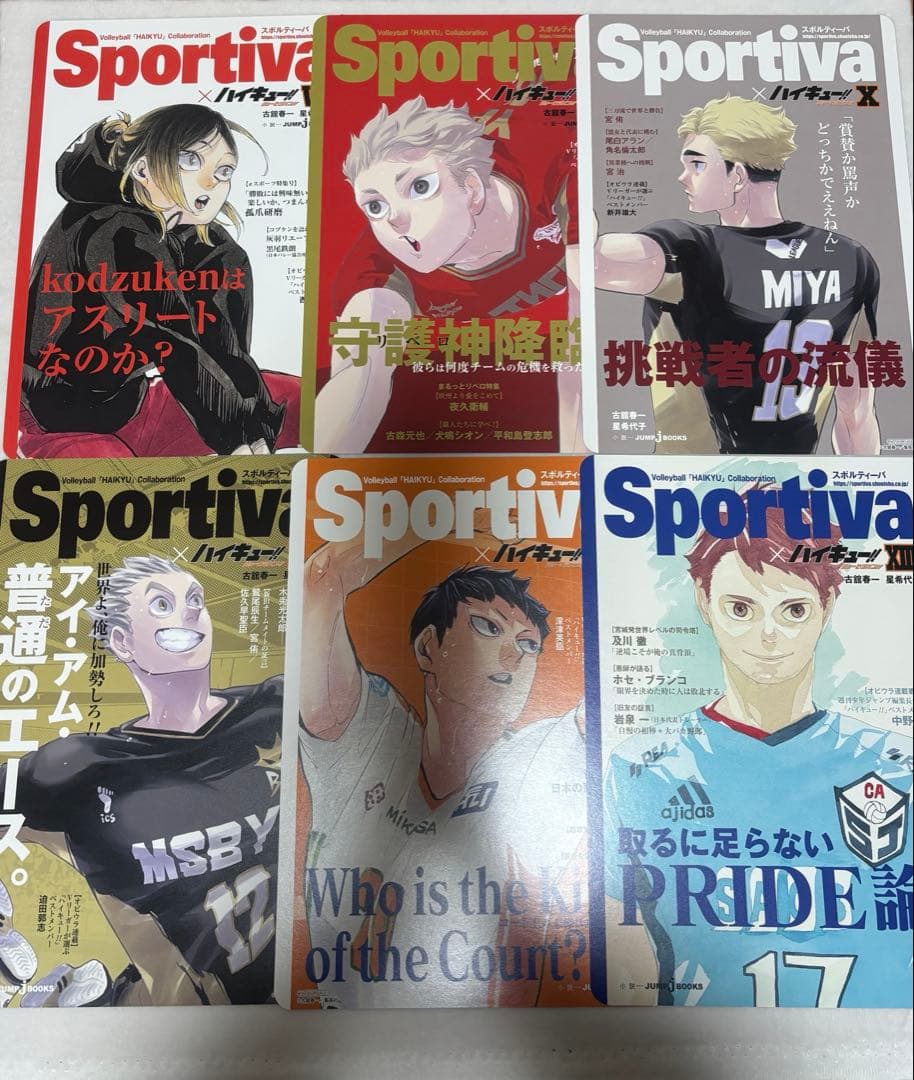 ハイキュー　ショーセツバン　全巻　Sportiva ビジュアルボード　まとめ売り