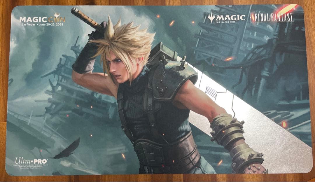 箔押しプレイマット　星の勇者、クラウドFINAL FANTASY