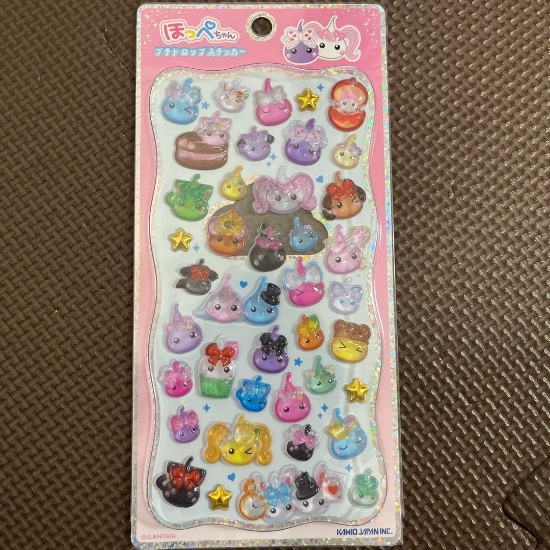 カミオジャパン　サン宝石　シール　ほっぺちゃん　カプセルポップシール