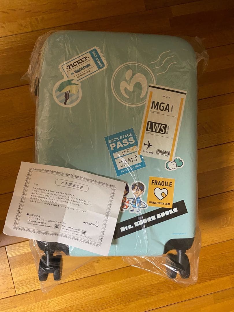 Mrs. GREEN APPLE キャリーケース　ローソンキャンペーン当選品