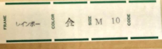 油彩額縁 M10号用 レインボー　金