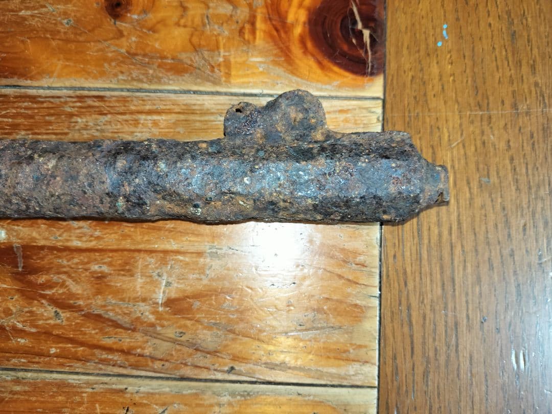 火縄銃の筒のみ