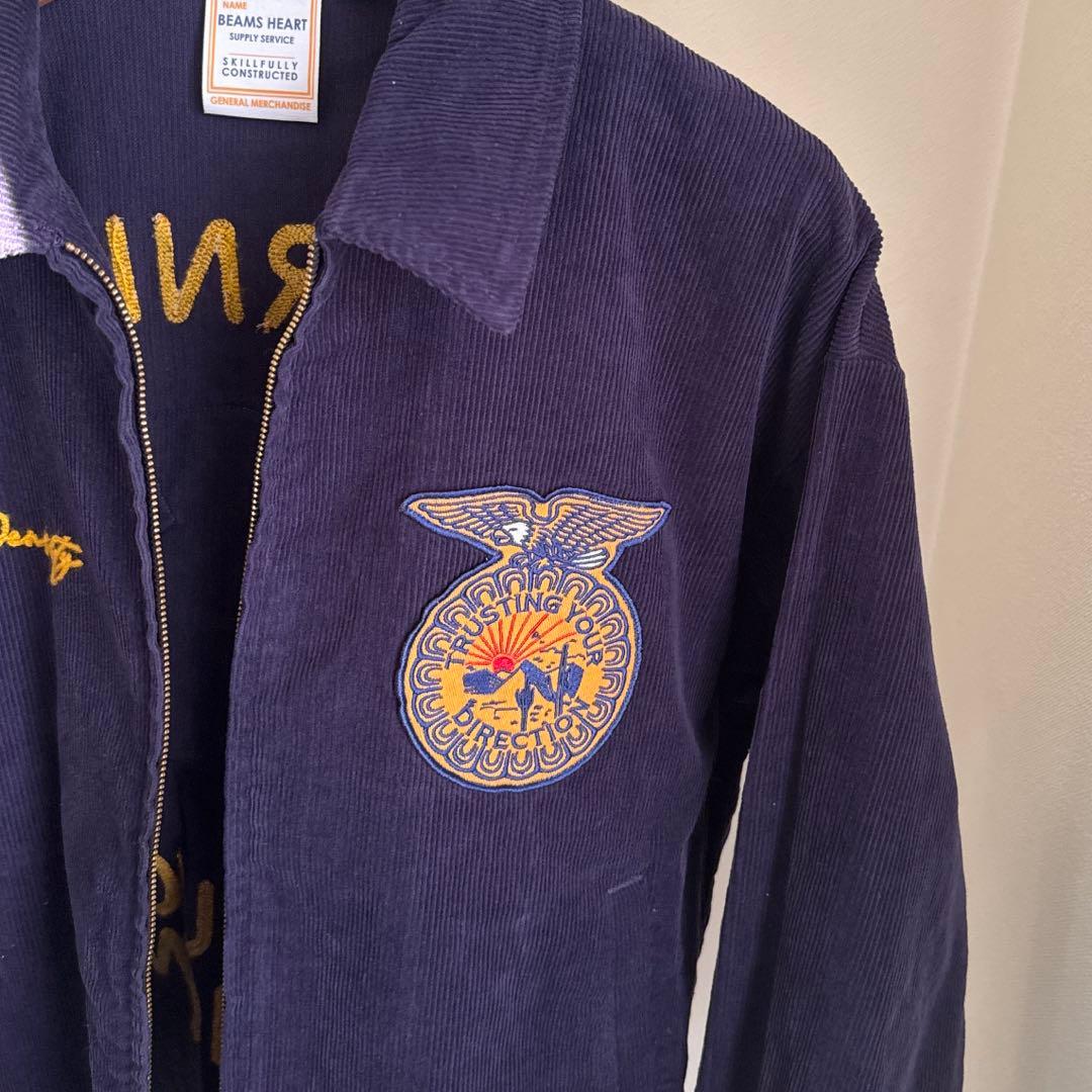 BEAMS HEART \"FFA ジャケット\" 復刻モデル パープルネイビー