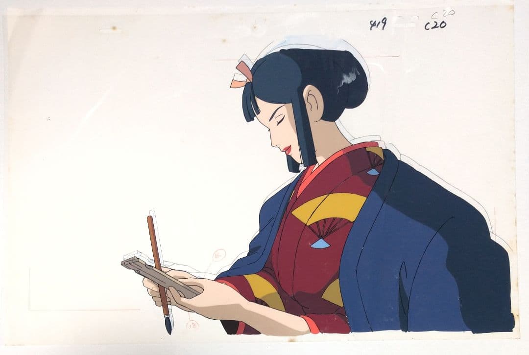 もののけ姫 エボシ御前 ワイド セル画 スタジオジブリ 宮崎駿