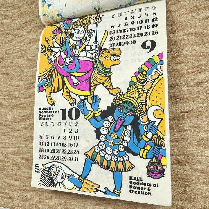 カレンダー2026】象ゾウ★大型アジアン壁掛けガネーシャ年間一枚エスニック動物