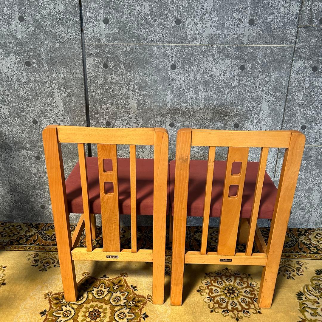 ꧁光製作所 hikari꧂カウンターチェア4脚 昭和レトロ 店舗什器 ダイニング