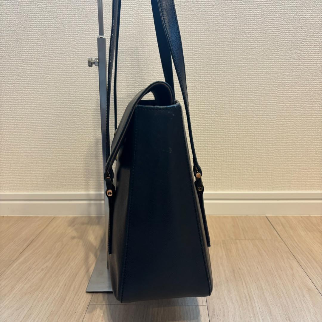 バーバリー　ハンドバック　ビジネスバック　サフィアーノレザー　ブラック