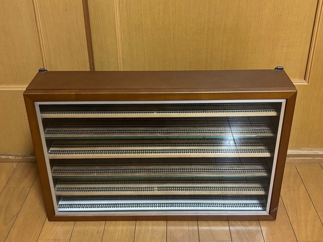 Nゲージ　棚　自作棚　BOX ケース　レール付き　DIY