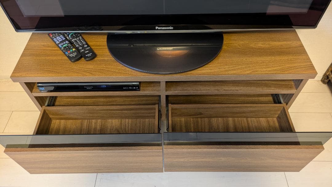 Panasonic プラズマテレビ50型＆ブルーレイレコーダー＆TV台3点セット