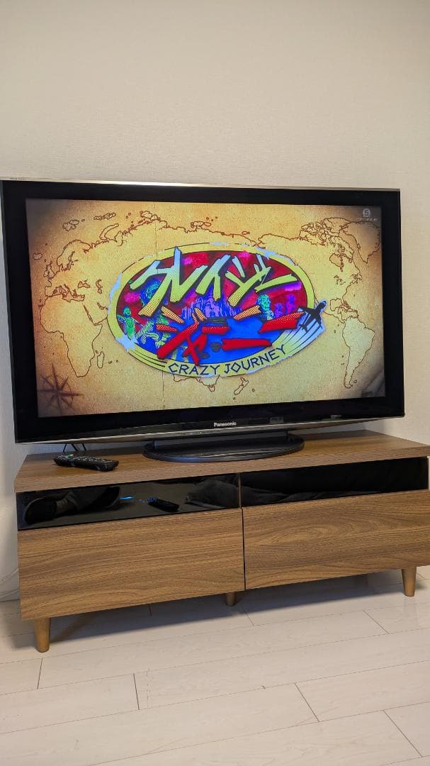 Panasonic プラズマテレビ50型＆ブルーレイレコーダー＆TV台3点セット