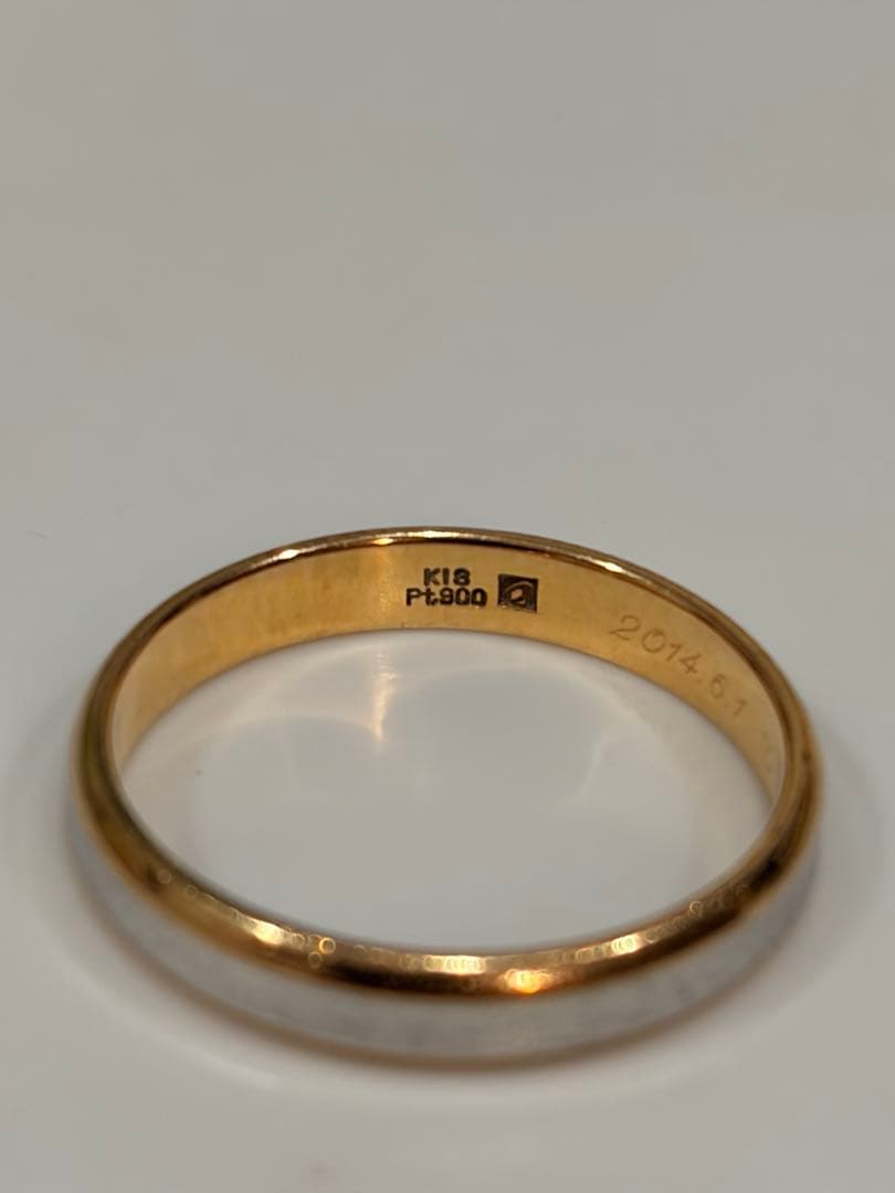 K18 Pt900 コンビ　4g