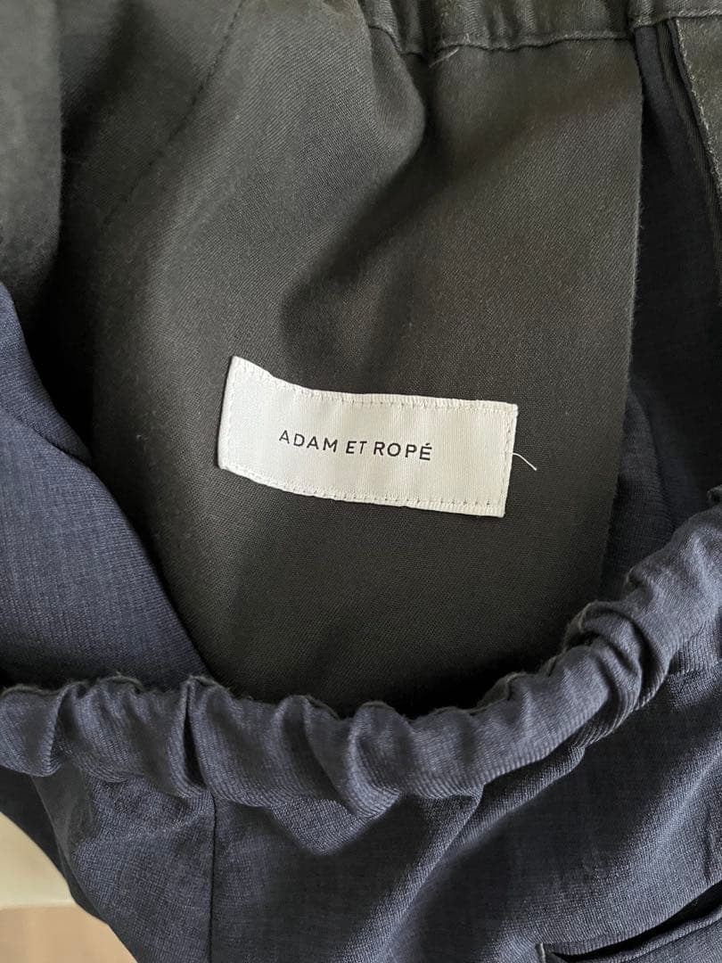 【定価19,910円】美品ノーカラージャケット ＆イージーパンツ2点セットM