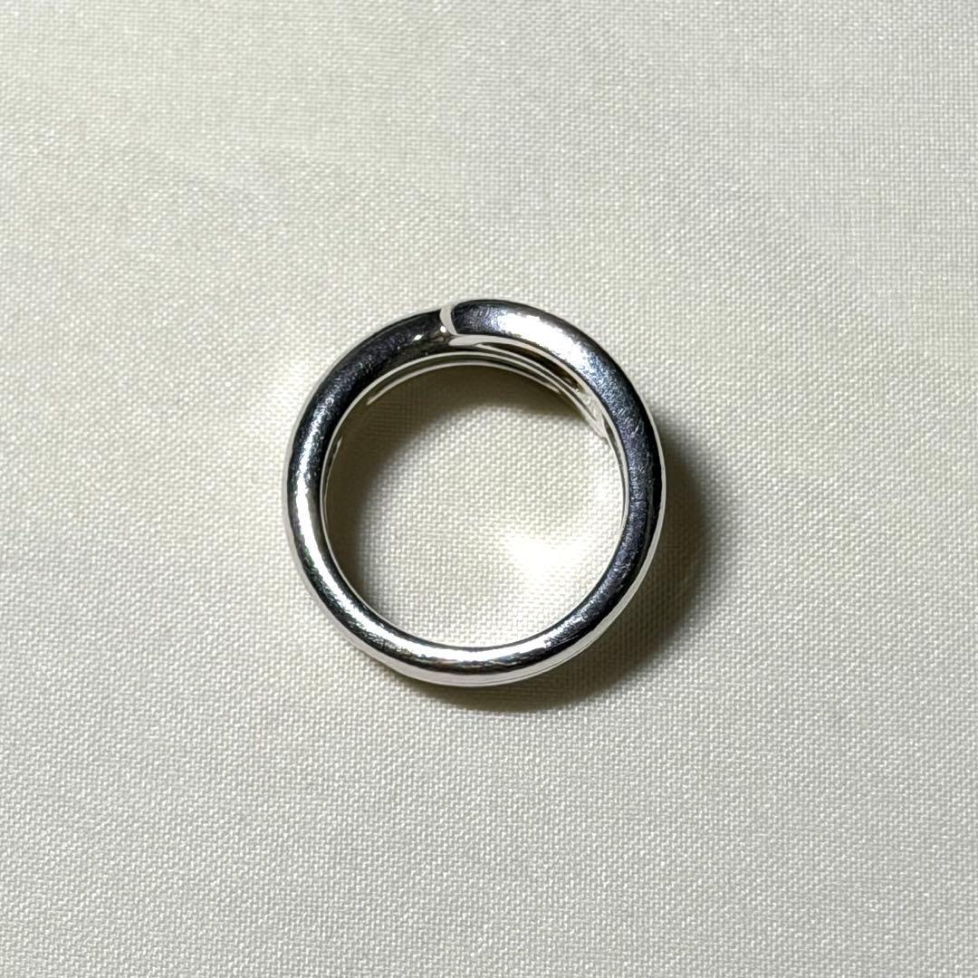 エルメス シェーヌダンクル ツイスト リング シルバー925 サイズ50