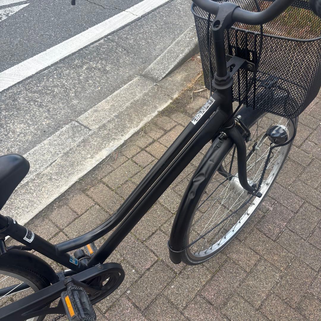 【直接の引き渡し】27インチ　ブラックママチャリ