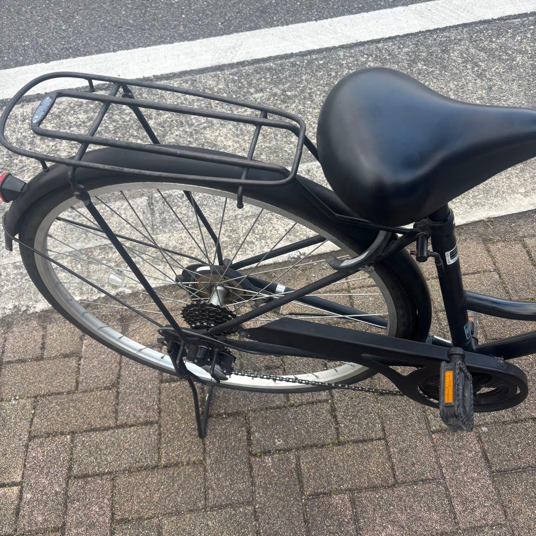 【直接の引き渡し】27インチ　ブラックママチャリ