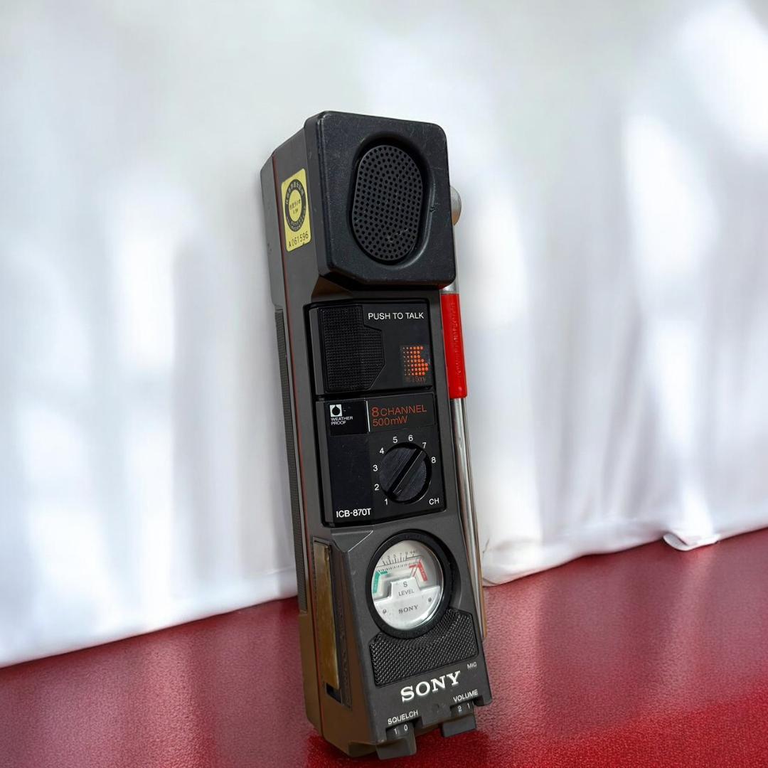 B ☆ ソニー ICB-870T 8ch トランシーバー 無線機 市民ラジオ
