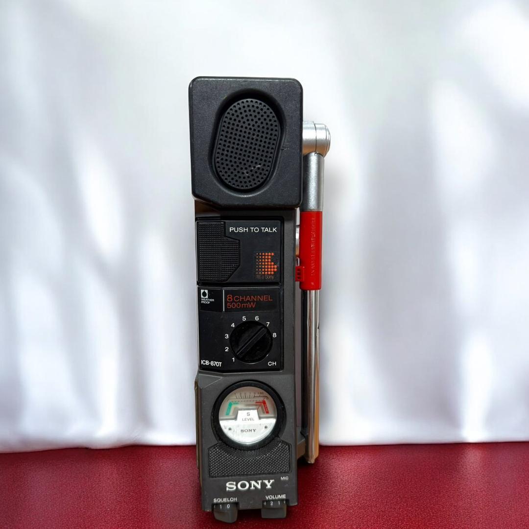 B ☆ ソニー ICB-870T 8ch トランシーバー 無線機 市民ラジオ