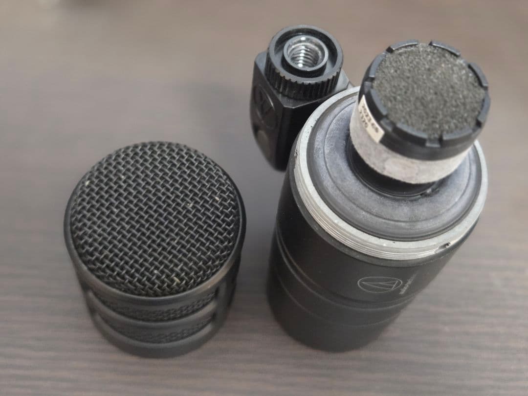 audio-technica AT2040 ダイナミックマイク　ポップガード付き