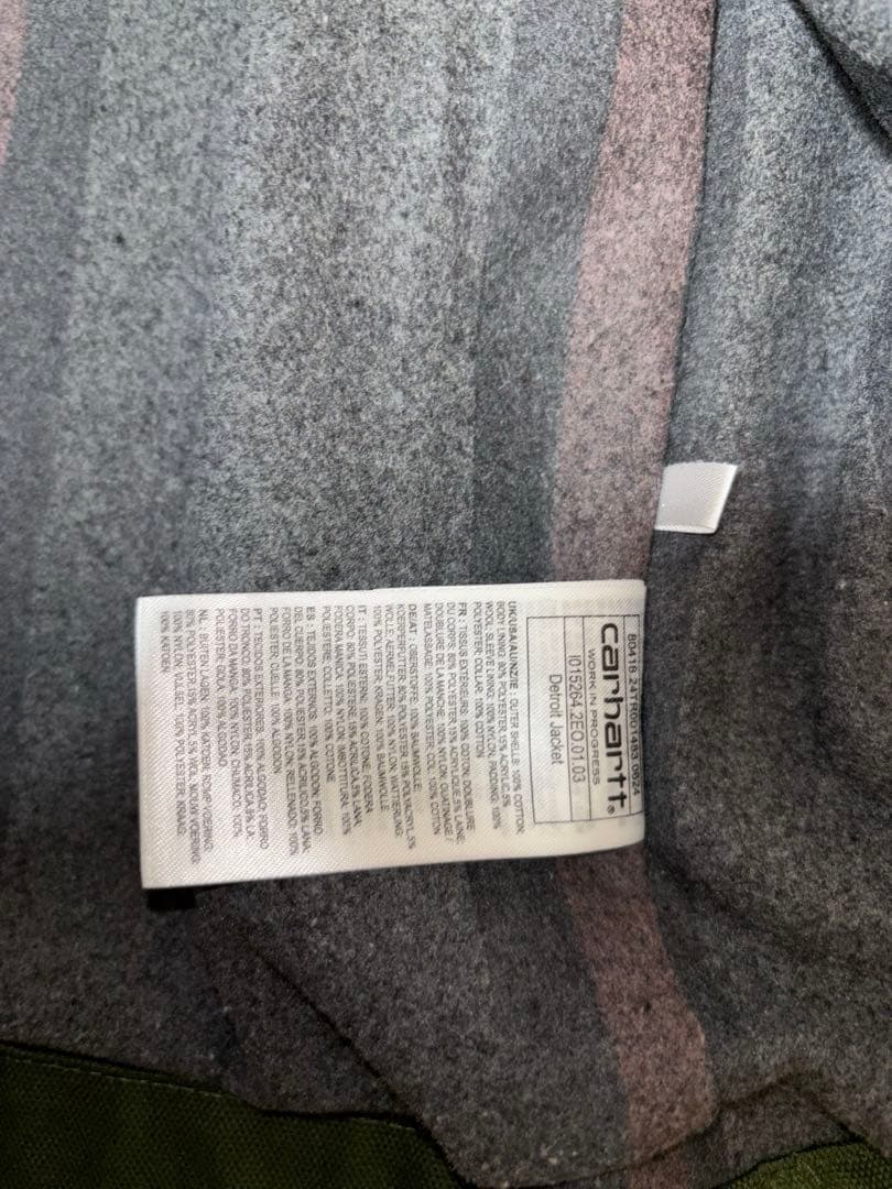 【美品・Mサイズ】carhartt WIPカーハート　デトロイトジャケット